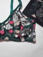 ست لباس زیر توری مدل رنگدونه سبز