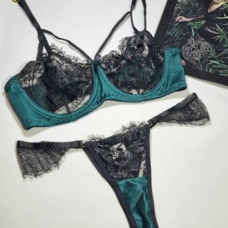 ست لباس زیر هارنس دار مدل لیان