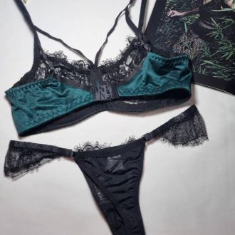 ست لباس زیر هارنس دار مدل لیان