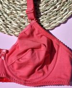 ست لباس زیز نخ پنبه فنر دار سما (گلبهی )