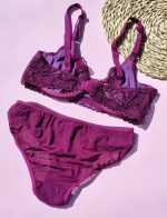 ست لباس زیر مدل صبا(بنفش) - تصویر 2