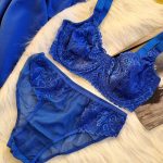 ست لباس زیر مدل صبا (آبی)