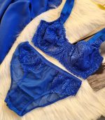 ست لباس زیر مدل صبا (آبی)