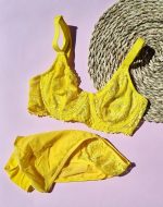 ست لباس زیر صبا (زرد)