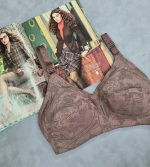 سوتین گیپور زیر نخ مدل نارسیس (شکلاتی )