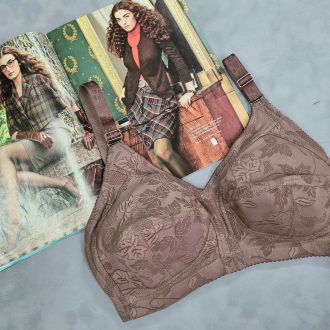 سوتین گیپور زیر نخ مدل نارسیس (شکلاتی )