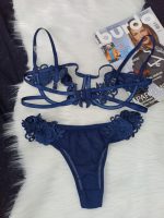 ست لباس زیر فانتزی مدل مونیکا (سورمه ای )