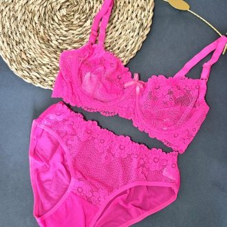 ست لباس زیر گیپور مدل ژاله