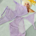 ست لباس زیر مدل ترنم (یاسی)