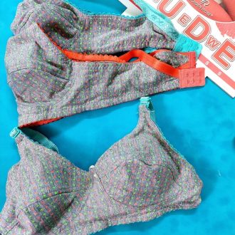 سوتین ملانژ مدل خالدار کد 141